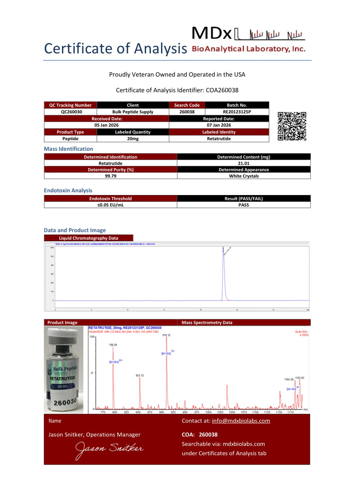 Retatrutide 20mg Vial