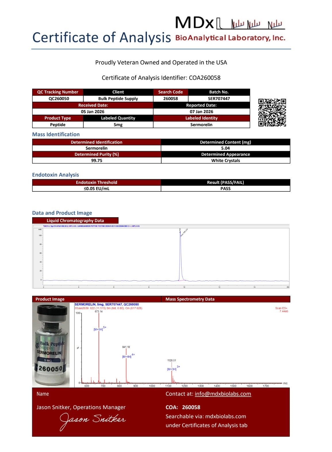 Sermorelin 10mg Vial